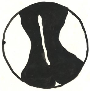Du Serie Glyphes 8, 2017 (inchiostro indiano) da Matthew Hilton