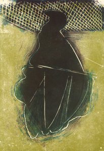 Uccello, 2018 (linoleografia)