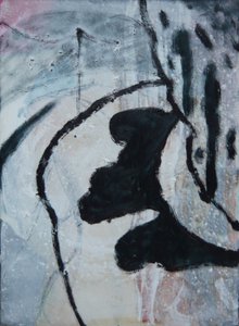 strada, 2006 (olio su tavola)