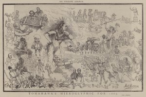 Geroglifico di Tomahawk per il 1869 da Matthew