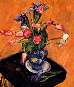 Tulipano e Iris, 1929 da Matthew Smith