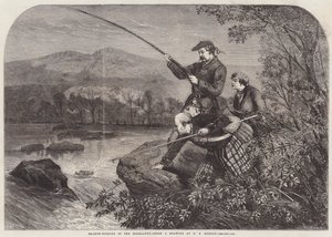 Pesca al salmone nelle Highlands da Matthew Somerville Morgan