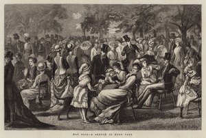 Fiera di maggio, uno schizzo a Hyde Park da Matthew White Ridley