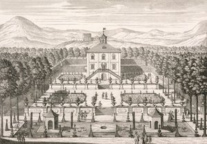 Casa e giardino, 1715 da Matthias Diesel