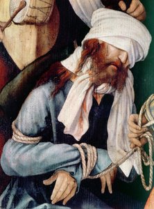 La derisione di Cristo (dettaglio) da Matthias Grünewald