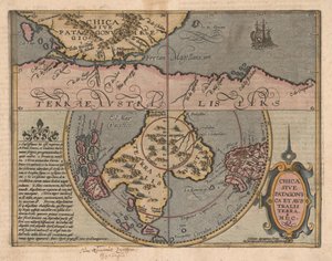 Chica sive Patagonica et Australis Terra da Geographisches Handtbuch, 1600
