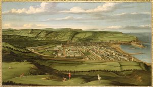 Whitehaven, Cumbria, mostrando Flatt Hall, c.1730-35