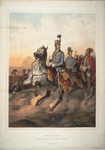 Conte Josip Jelacic di Buim, 1849 da Matthias Trentsensky