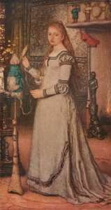 Ragazza con un fuso, c1873 da Matthijs Maris