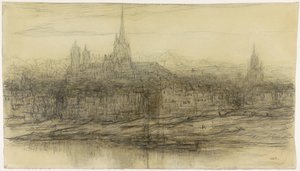 Veduta di Rouen da Matthijs Maris