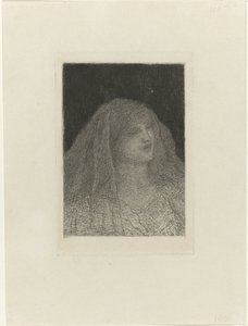 Donna con velo da Matthijs Maris