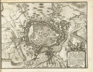Assedio di Mons, 1709 da Matthijs Pool (possibly)