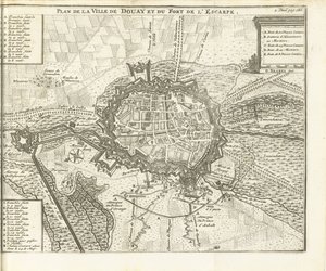 Assedio di Douai, 1710 (Plan de la Ville de Douay et du Fort de l
