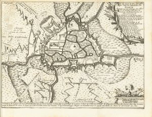Assedio di Gand, 1708 da Matthijs Pool (possibly)