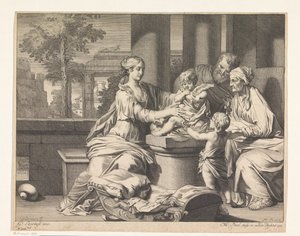 Sacra Famiglia con Zaccaria, Elisabetta e Giovanni Battista