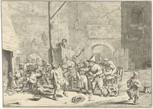 Gioco della mela da Matthijs Schoevaerdts