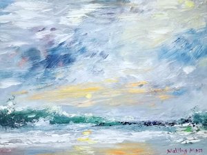 Paesaggio marino all’ora d’oro da Matthys Moss