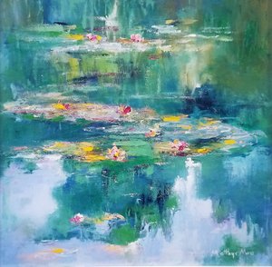Il laghetto delle ninfee (impressionista) da Matthys Moss