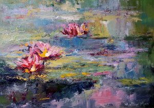 Le ninfee impressioniste da Matthys Moss