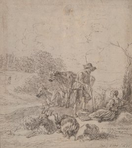 Scena pastorale da Matthys van den Bergh