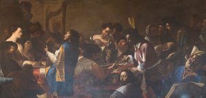 Allegoria dei cinque sensi da Mattia (1613 99) Preti