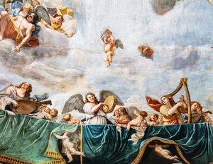 Concerti degli Angeli (dettaglio) da Mattia (1613 99) Preti