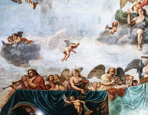 Concerti degli angeli (dettaglio) da Mattia (1613 99) Preti