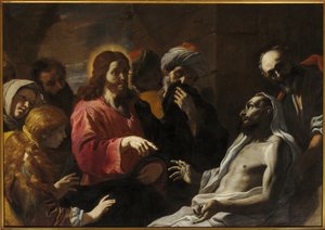 Resurrezione di Lazzaro, seconda metà del XVII secolo