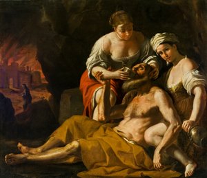 Lot e le sue figlie, ca 1675-1680 da Mattia Preti