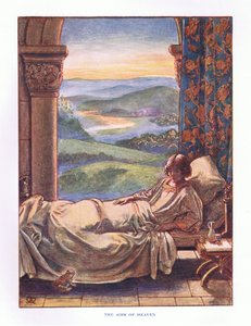 Le arie del Paradiso, illustrazione da Le Fiabe di Lady Ann, 1914 da Maud Tindal Atkinson