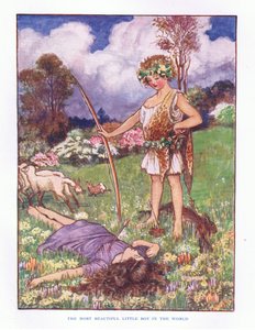 Il bambino più bello del mondo, illustrazione da Le Fiabe di Lady Ann, 1914 da Maud Tindal Atkinson