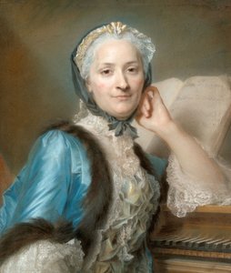 Ritratto di Madame Anne-Jeanne Cassanéa de Mondonville, nata Boucon (1708-1780) da Maurice-Quentin de La Tour