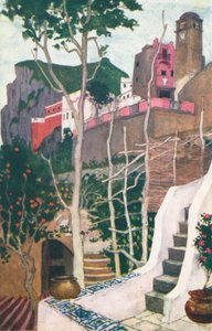 A Gateway, Capri (litografia a colori)