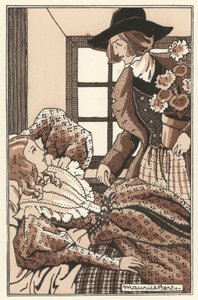 Illustrazione per Scene della vita di Bohème di Henri Murger da Maurice Berty