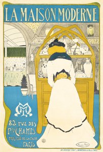 Un poster pubblicitario per la galleria d