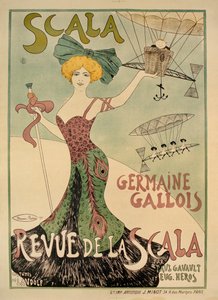 Poster della Revue de la Scala, 1901
