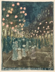 Festa della Bastiglia da Maurice Brazil Prendergast