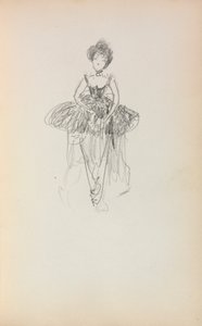 Taccuino italiano: Ballerina pagina 231, 1898-1899 da Maurice Brazil Prendergast