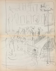 Taccuino italiano: Ponte St. Margarita pagina 67 e 68, 1898-1899