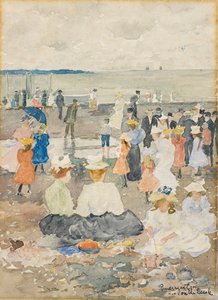 Sulla spiaggia da Maurice Brazil Prendergast