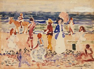 Sulla spiaggia, c.1920-23