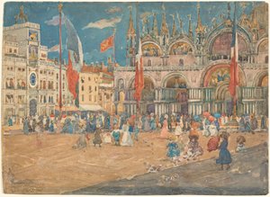 Piazza San Marco da Maurice Brazil Prendergast