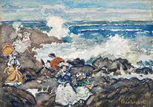 Rocce, onde e figure da Maurice Brazil Prendergast