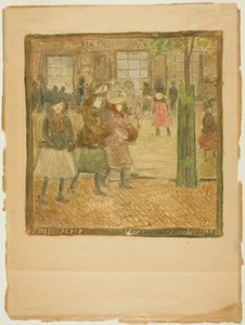 Scena di strada da Maurice Brazil Prendergast