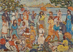 La spiaggia da Maurice Brazil Prendergast
