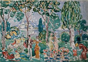 Il parco, Salem da Maurice Brazil Prendergast