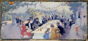 Il banchetto di nozze da Maurice Chabas