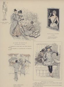 Illustrazione per Paris Brillant (litografia a colori) da Maurice Charles Mathieu Bonvoisin