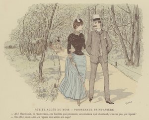 Illustrazione per Paris Brillant da Maurice Charles Mathieu Bonvoisin