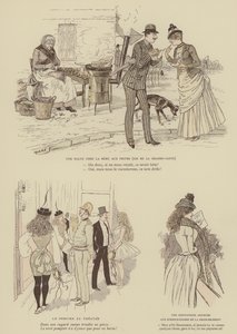 Illustrazione per Paris Brillant da Maurice Charles Mathieu Bonvoisin
